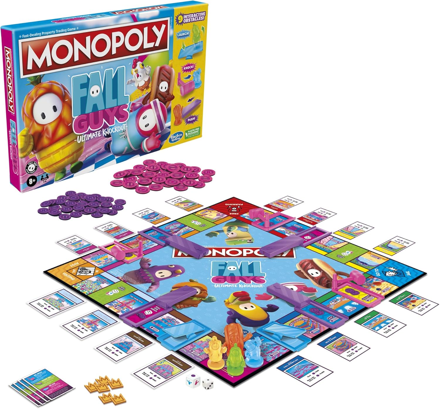 Monopoly: Fall Guys Ultimate Knockout Edition Board Game by Snaps