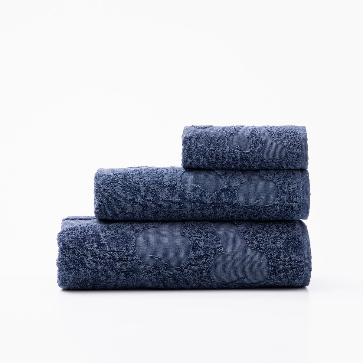 Scalpers Skull Bath Towel Set Vanity 30 x 50 cm + Hands 50 x 90 cm + Bath 70 x 140 cm 100% Cotton Blue Home