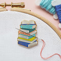 Caterpillar Cross Stitch Book Needle Minder | Enamel Magnetic Holder