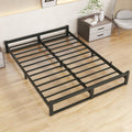 VECOCHO King Size Metal Bed Frame – Low Profile Platform Base, Black