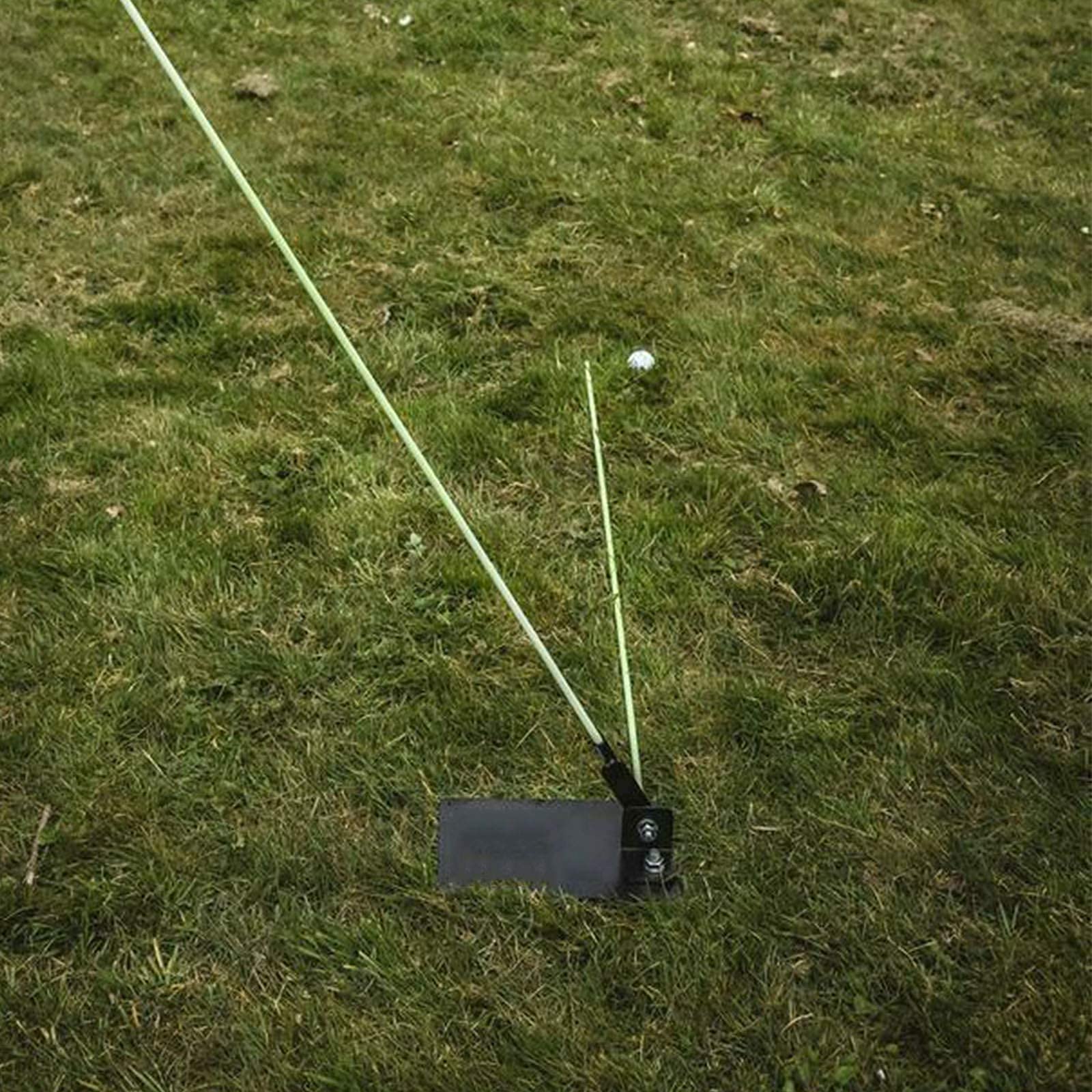 Jolof Store Golf Swing Plane Trainer | Steel Alignment Stick Holder
