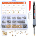 Preciva M3 Heat Set Insert Tool Kit with 360pcs Threaded Inserts