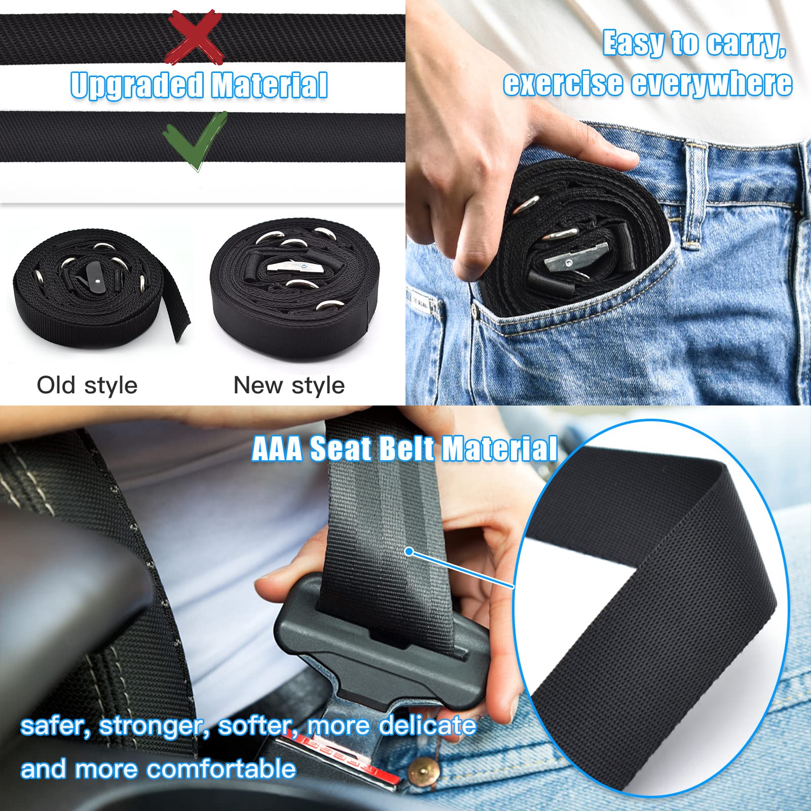 Brebebe Door Anchor Strap | 5-Point Multi-Anchor Home Gym Fitness Attachment