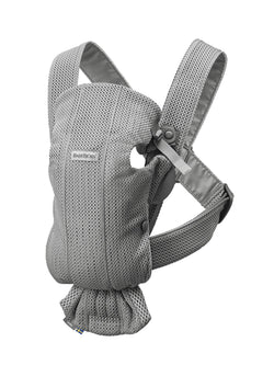 BabyBjörn Baby Carrier Mini – 3D Mesh Ergonomic Newborn Gear, Grey