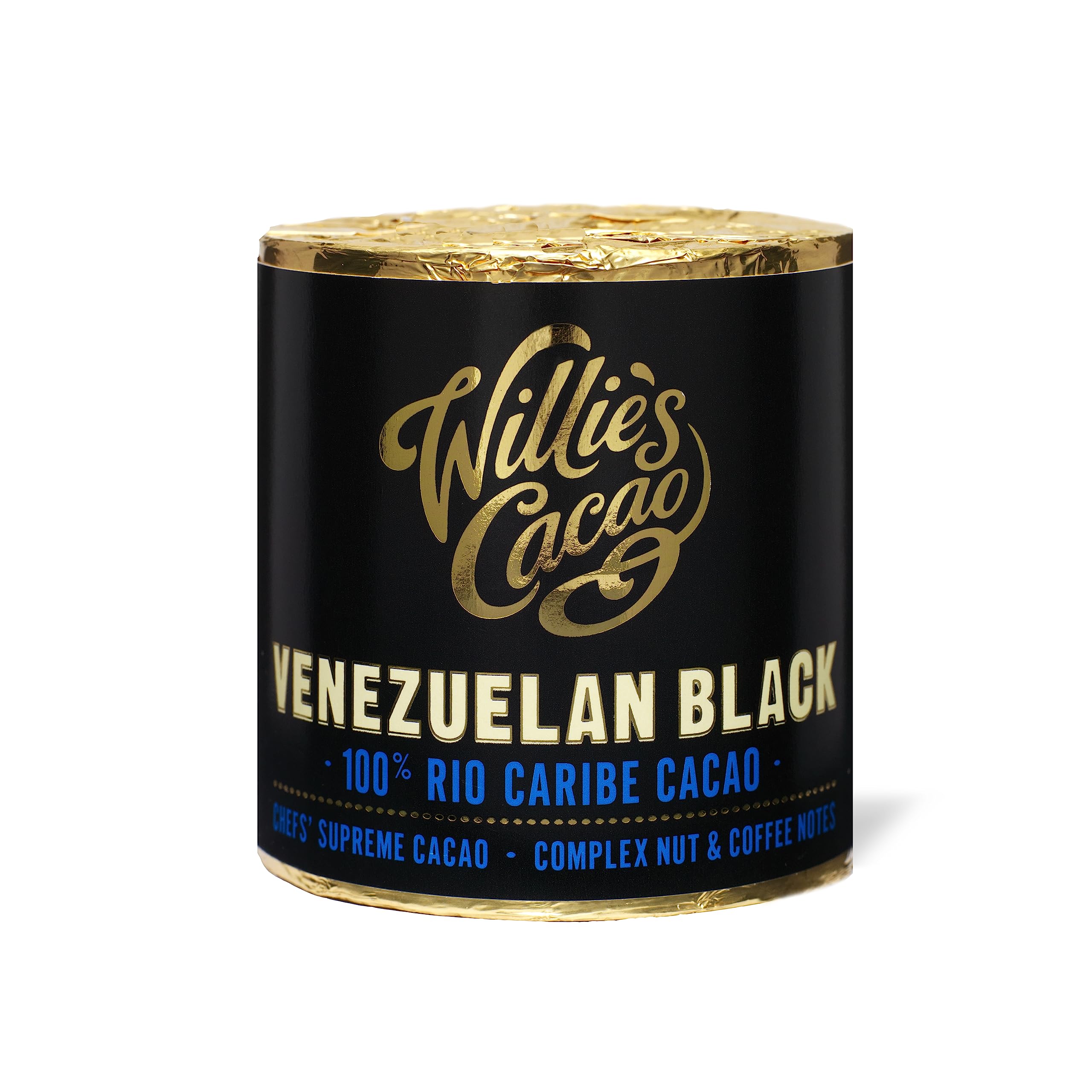 Willie's Cacao 100% Rio Caribe Dark Baking Chocolate - 180g (Pack of 6)