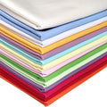 Jolof Store 14pcs Cotton Fat Quarters – Solid Color Quilting Fabric Bundles