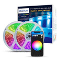 GIDEALED 65.6ft Smart ZigBee LED Strip Lights – Dimmable RGB Kit for Alexa