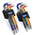 Jolof Store 18PCS Allen Key Set – Metric Ball End & Torx Star Hex Keys