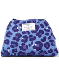 The Flat Lay Co. Makeup Bag – Blue Leopard Travel Cosmetic Organiser