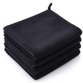 saerryor 4 Pack Microfiber Hand Towel, Soft Absorbent Hand Towels with Hanging Loop