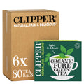 Clipper Organic Fairtrade Pure Green Tea Bags - 480 Count (Pack of 6)