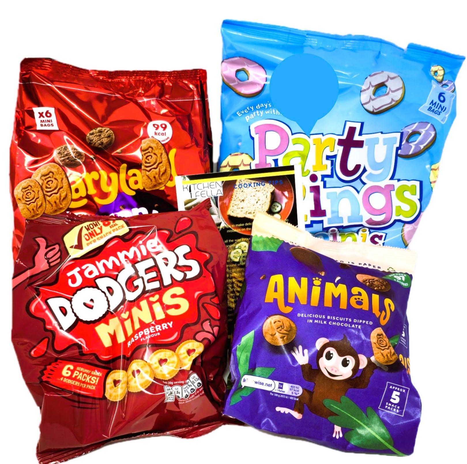 Mini Biscuits Selection Pack – Party Rings & Jammie Dodgers