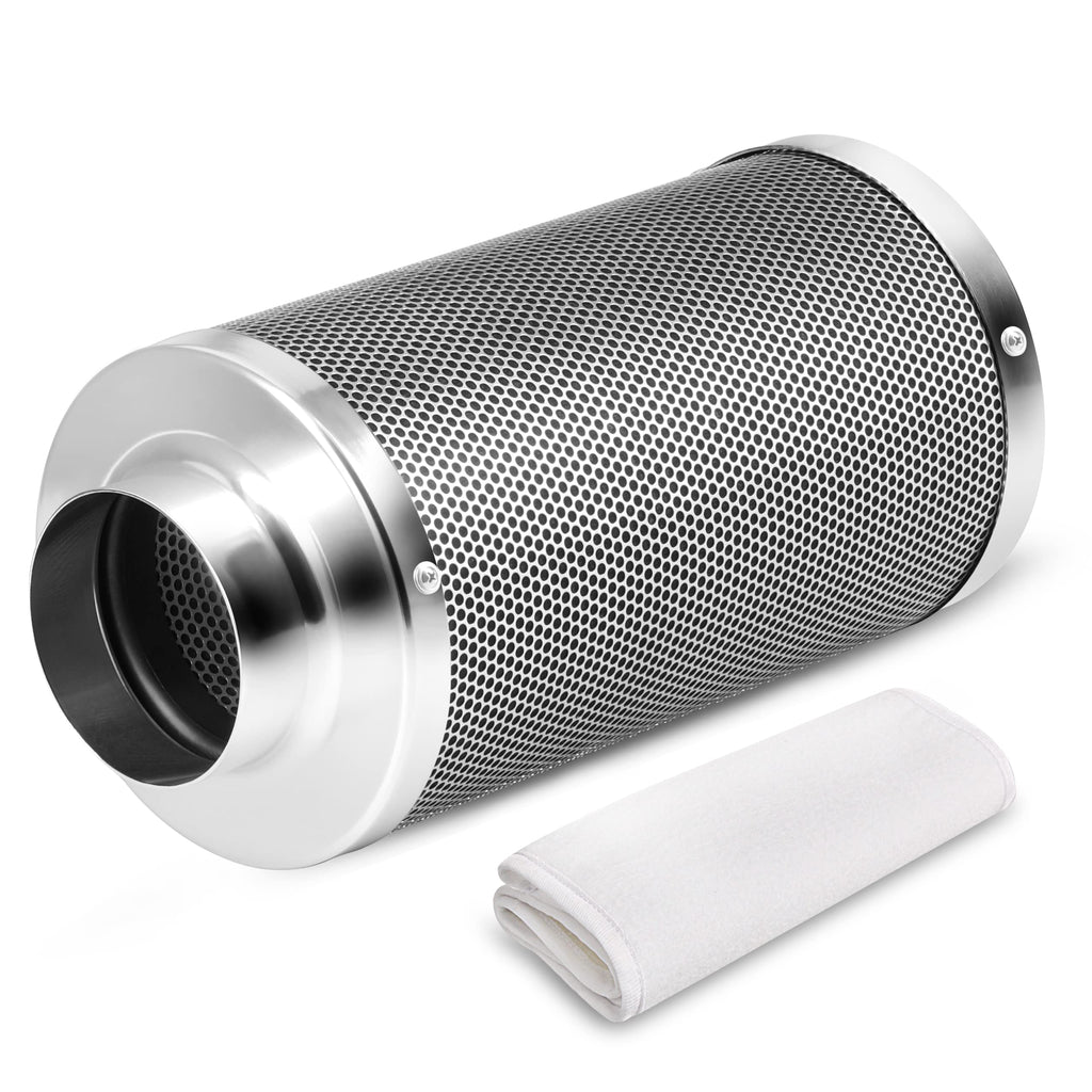iPower 4" Air Carbon Filter | 4" x 14" Australian Charcoal Odor Scrubber