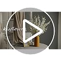 Kisflower 12Pcs Yellow Artificial Dancing Lady Orchids for Home Decor