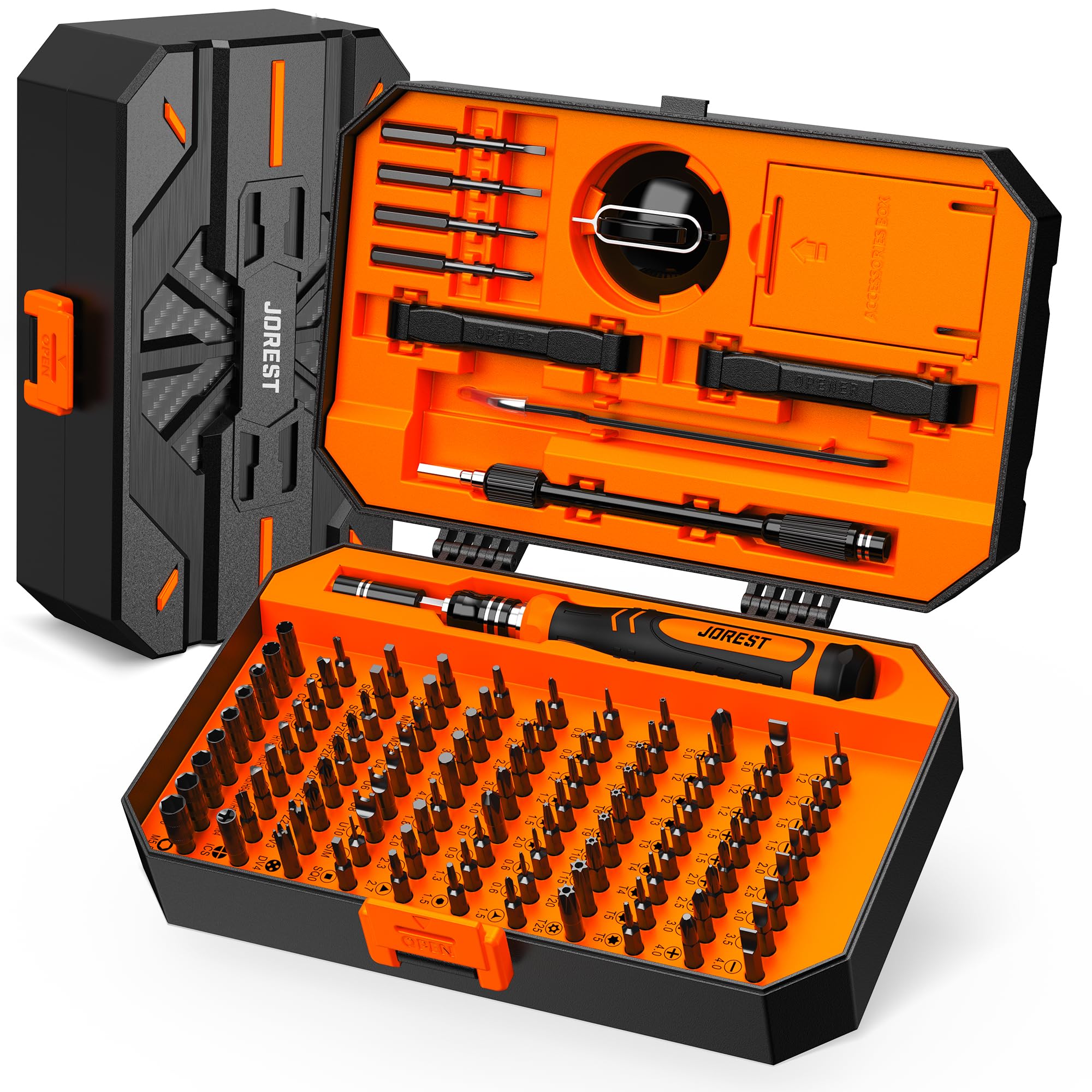 JOREST 115 in 1 Precision Screwdriver Set | Magnetic Repair Tool Kit