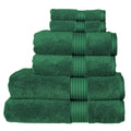 Christy Supreme Hygro 6-Piece Towel Set | 650GSM Supima Cotton | Spruce Green