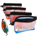 4Pcs Clear Tool Pouch – Waterproof Oxford Utility Bag