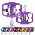 IMPALAPRO Dual Function MTB Pedals | Shimano SPD Compatible Flat Pedals
