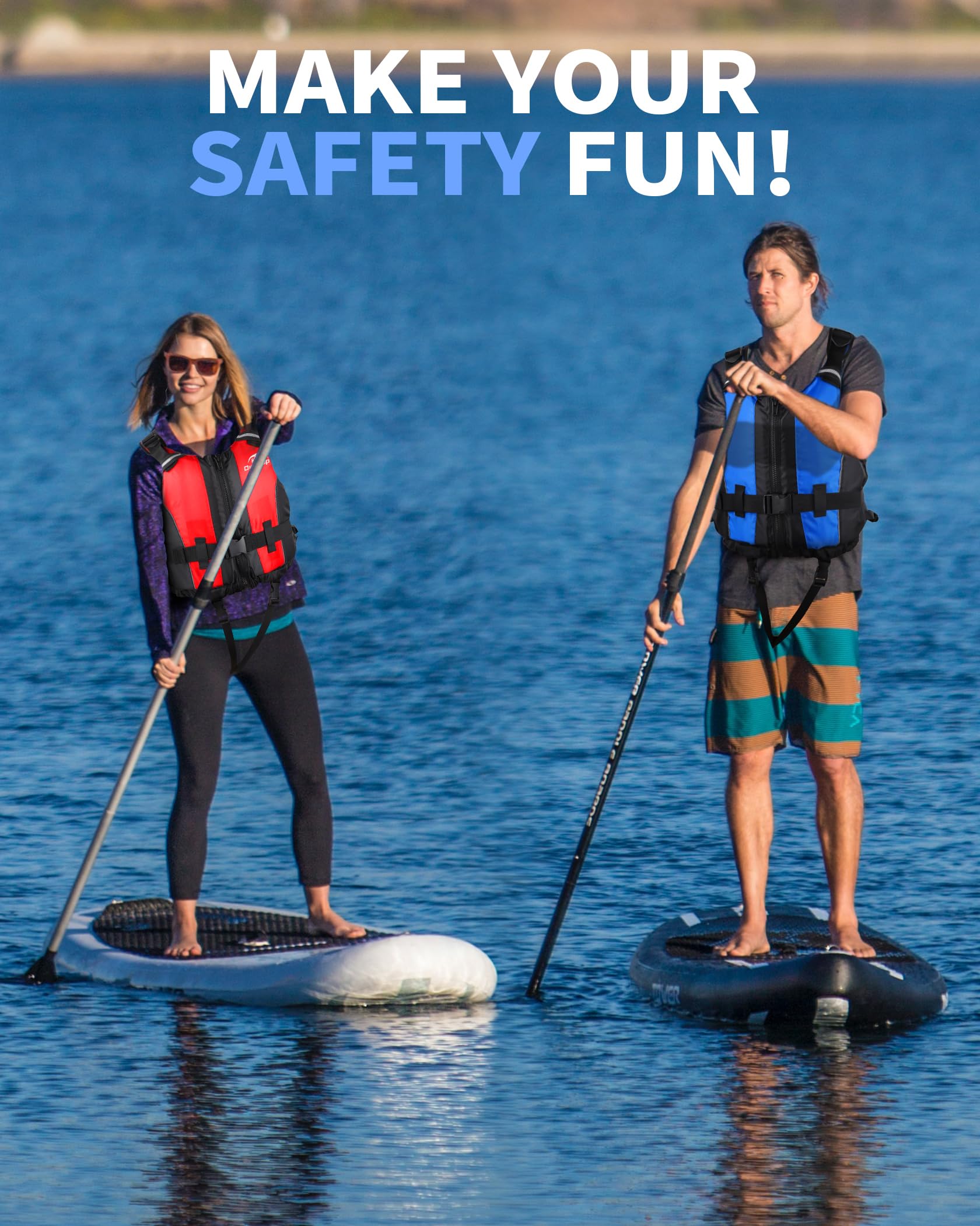 Owntop Adult Buoyancy Aid | Foam Safety Vest for Kayaking & SUP