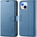 TUCCH iPhone 14 Wallet Case – RFID Blocking PU Leather Flip Folio Cover