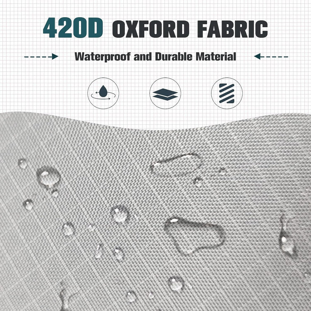 Double Egg Chair Cover | 420D Waterproof Oxford – Grey