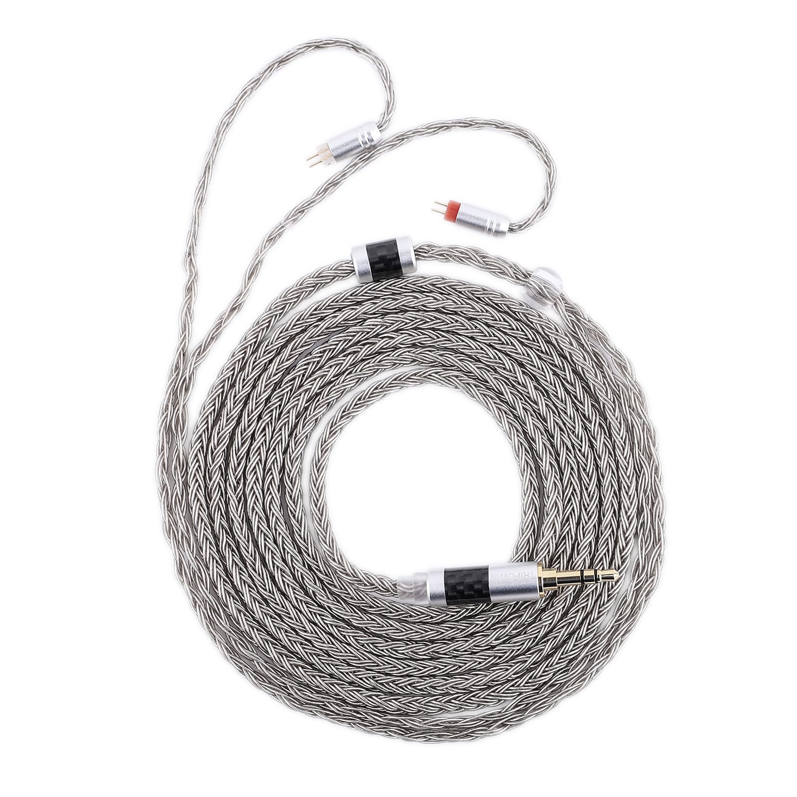 Tripowin Zonie IEM Cable – 16 Core Silver Plated 2Pin Earphone Cord