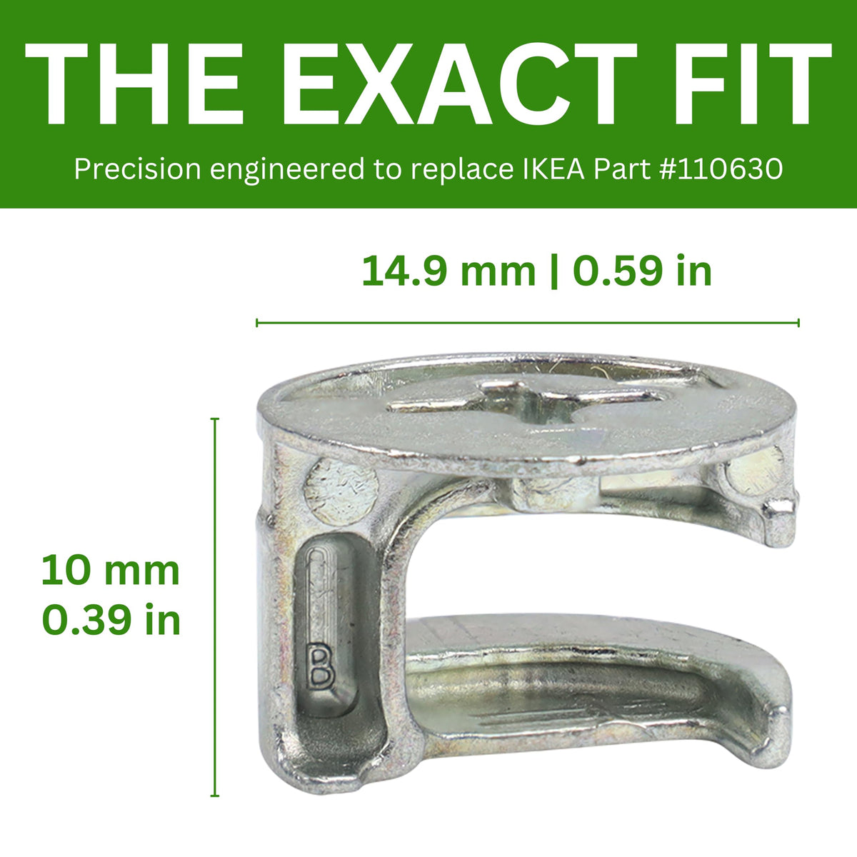 Spare Hardware Parts Cam Lock Nut 12MM | Replacement for IKEA Part # 110630 | Pack of 10 - image 4