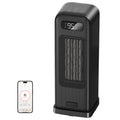 FLANUR 1500W Smart Tower Space Heater | WiFi & Voice Control – Black