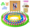 ilauke 4-Size Round Knitting Loom Set | Circular Hat and Scarf Maker Kit
