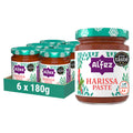 Al'Fez Harissa Spice Paste – Medium Aromatic Chilli Paste, 180g (6 Pack)