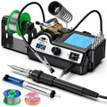 Preciva 927II Soldering Iron Kit - 60W LCD Station with 5 Tips