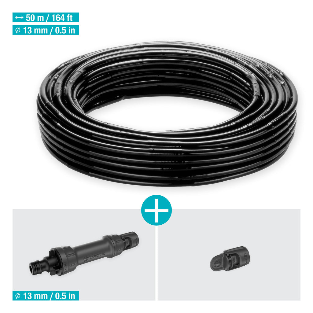 Gardena Micro-Drip-System Drip Irrigation Set for Hedges – 50m Starter Kit