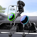 MOKPR 15W Magnetic Wireless Car Charger for iPhone 16/15/14/13/12