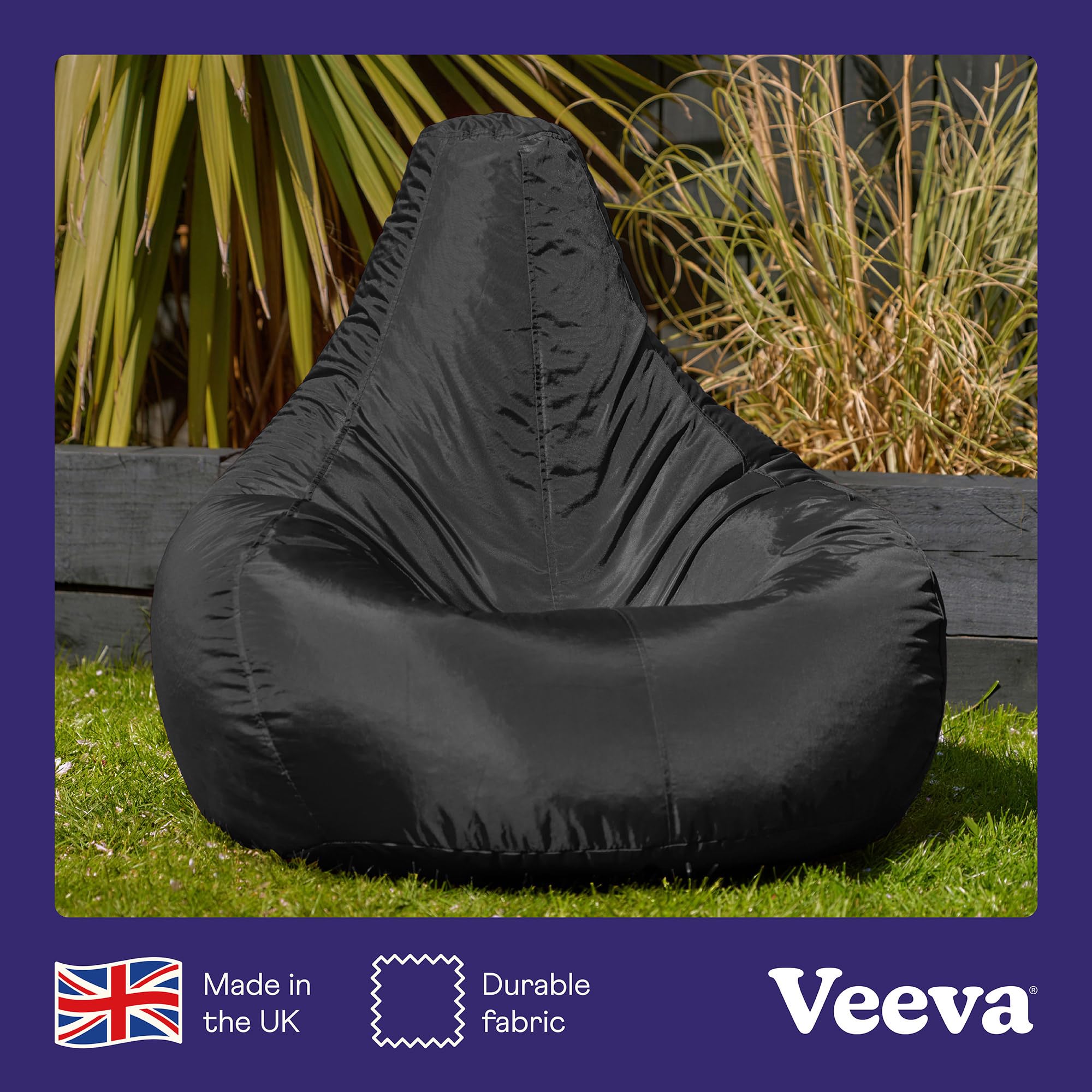 Bean Bag Bazaar Recliner Gaming Chair – Water Resistant Outdoor Beanbag