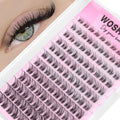 Wosheer Natural Wispy Cluster Lashes | 8-16mm D Curl DIY Extensions