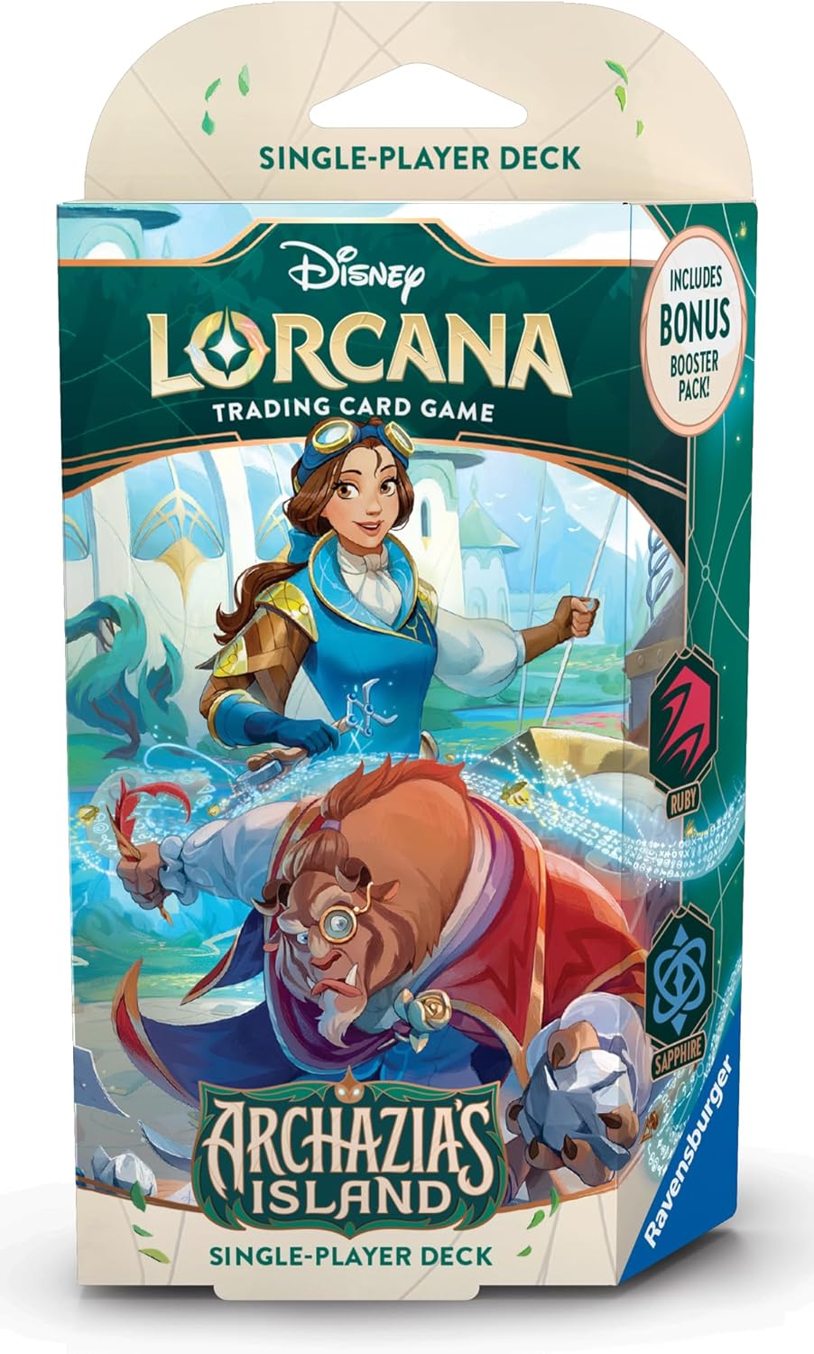 Disney Lorcana TCG: Set 7 Starter Deck - 60 Cards & Booster Pack
