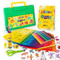 Mimtom Drawing Stencils for Kids - 60 PC Arts and Crafts Kit with Case