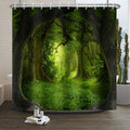 Xiaoterna Magic Forest Shower Curtain | Waterproof Polyester Nature Decor