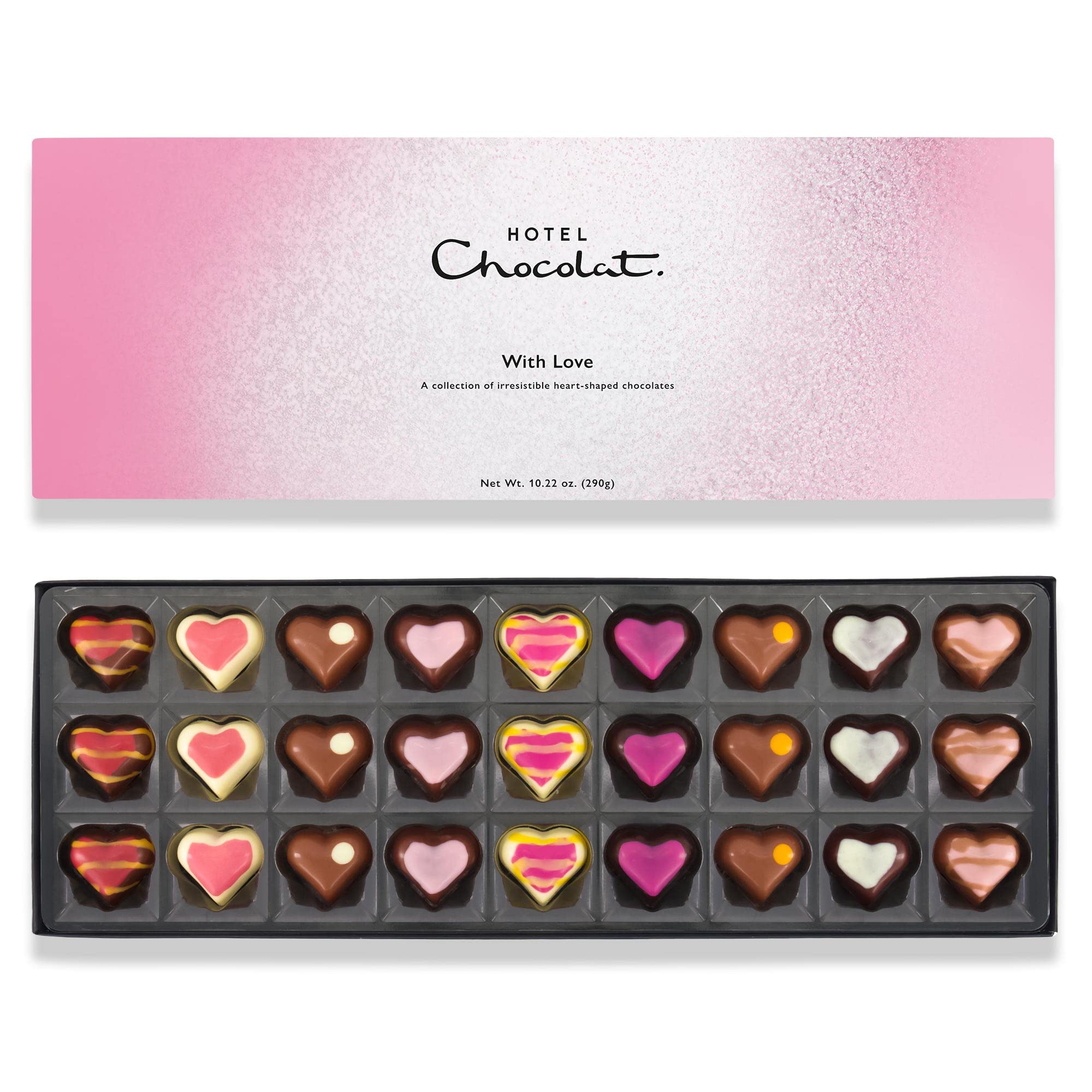 Hotel Chocolat With Love Sleekster – 27 Milk & Dark Chocolate Hearts