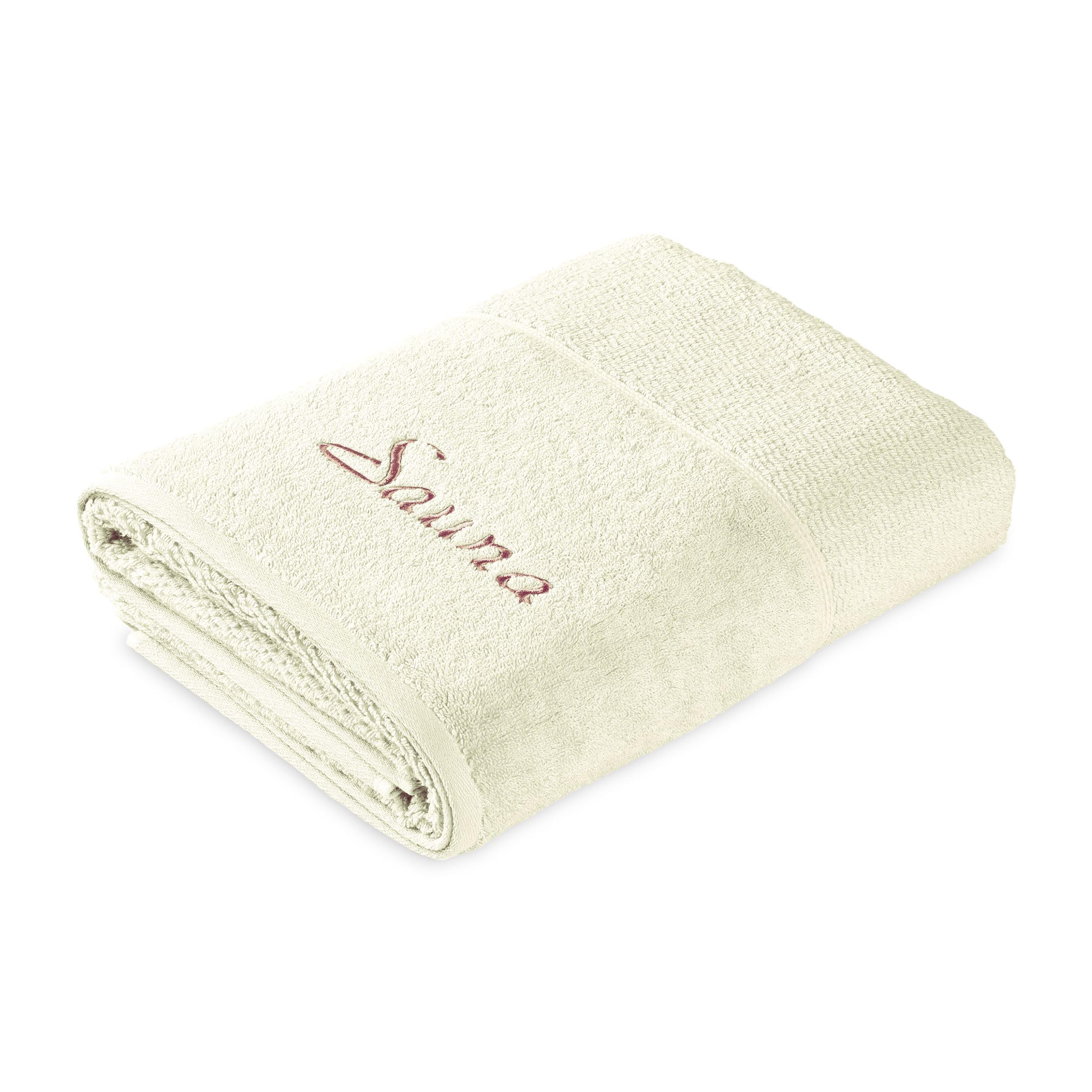 Frottana Pearl Sauna Towel – 100% Cotton, Ivory, 80 x 200 cm