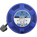 Masterplug 15m Extension Lead Reel – 4 Socket Retractable Power Cord