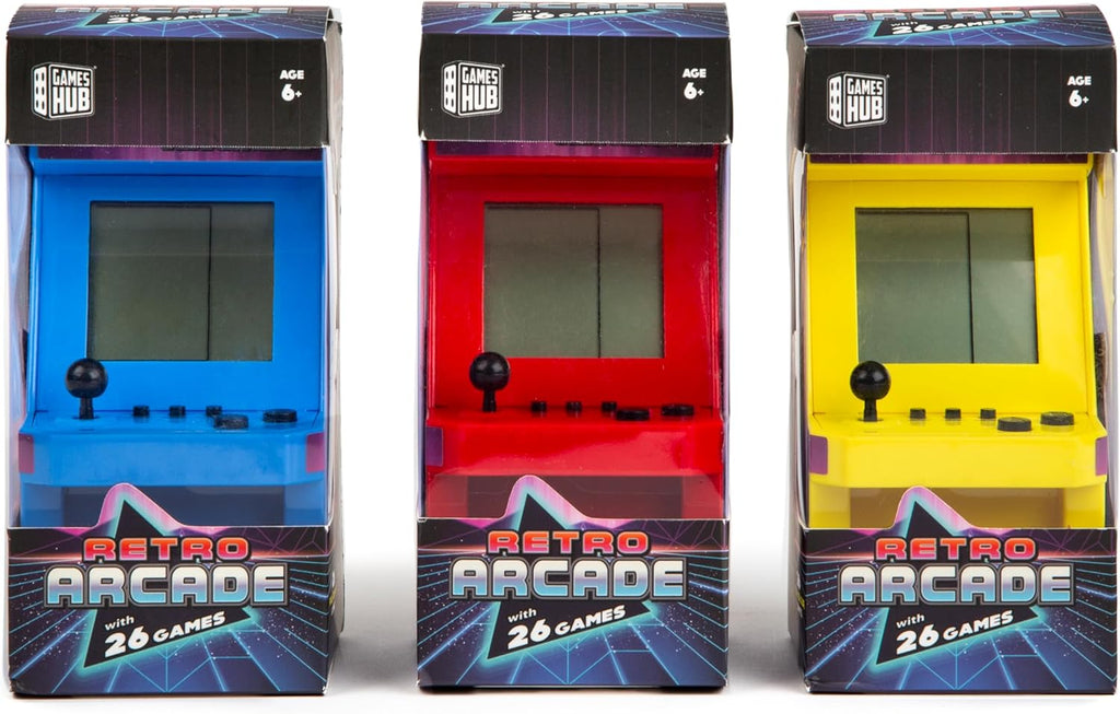 Snaps Mini Retro Handheld Console – 26 Classic Arcade Games Machine