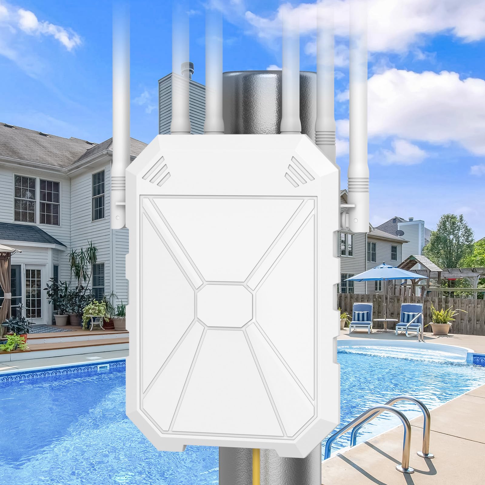 AC1200 Outdoor WiFi Extender – IP67 Weatherproof Access Point