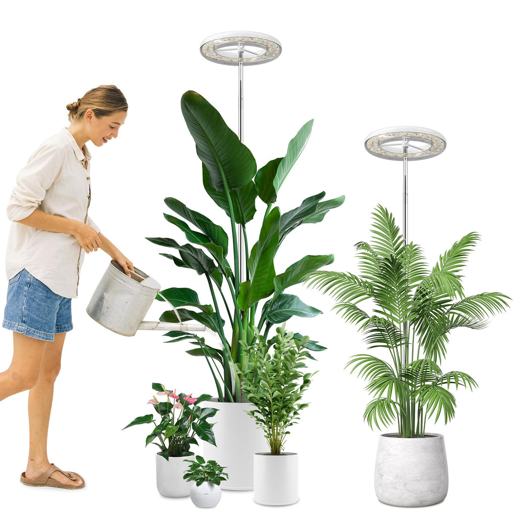 YUYMIKA Full Spectrum LED Grow Lights for Indoor Plants | 160CM Adjustable