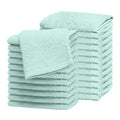 Westlane Linens 100% Cotton Face Cloths – 500 GSM Mint Green (24 Pack)