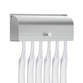 Linkidea Wall Mount Toothbrush Holder | 6-Slot Stainless Steel Organizer