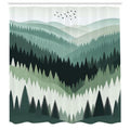 Abakuhaus Boho Nature Shower Curtain | Waterproof Fabric Decor | 175 x 200 cm