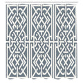 Abakuhaus Fabric Shower Curtain – Trellis Art Waterproof Bathroom Decor