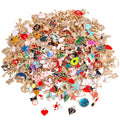 SANNIX 350pcs Gold Enamel Charms | Bulk Jewelry Making Pendants for DIY
