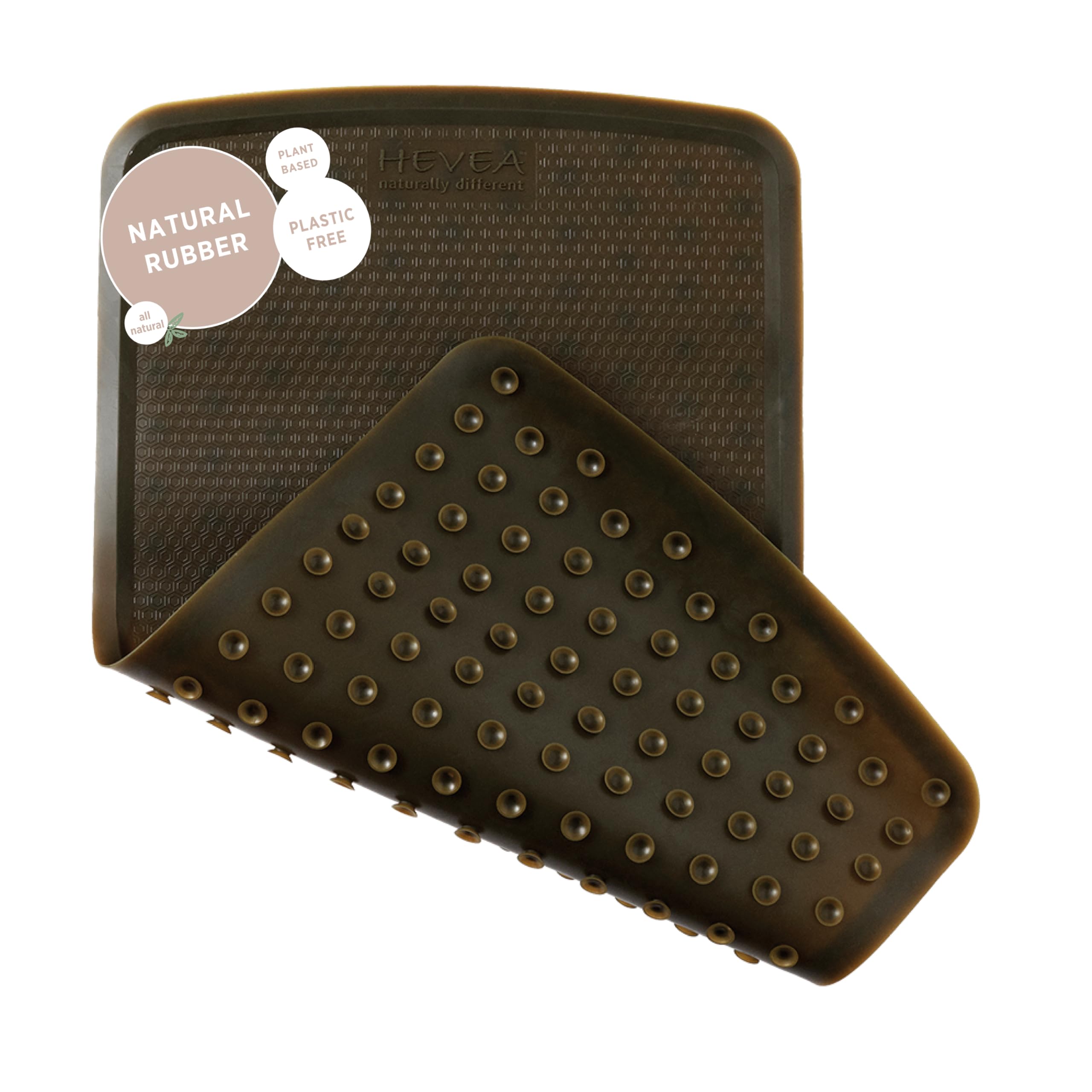 HEVEA Natural Rubber Baby Bath Mat – Non-Slip Danish Design Bathtub Mat
